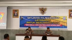 Polres Bangka Laksanakan Lat Pra Ops Menumbing 2024.