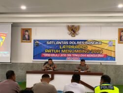 Polres Bangka Laksanakan Lat Pra Ops Menumbing 2024.